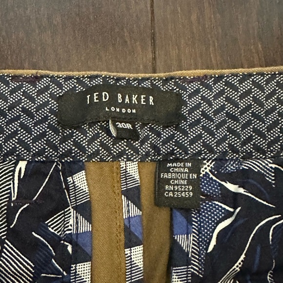 Men's Ted Baker Tan Chino Pants | NWOT | 30R - Picture 3 of 8
